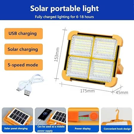 Fox Solar Portable Light - Compact & Eco-Friendly Solar Lantern