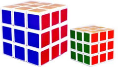 2 PIs Magic Cube Combo Set: High-Speed 3x3 & 3x3 Small Puzzles