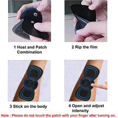 Mini Butterfly Massager Pad for Relaxation and Pain Relief