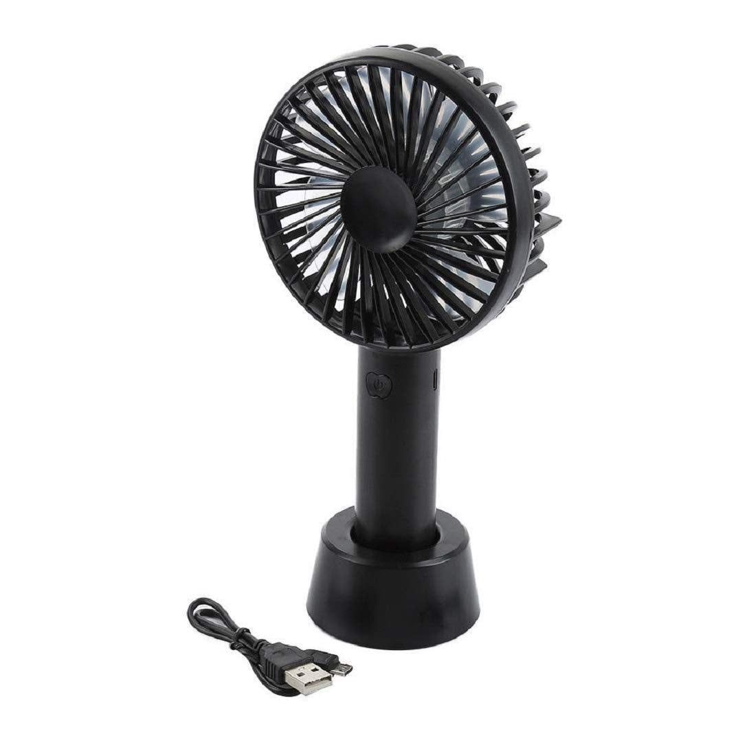 Portable Mini USB Handheld Fan with Stand for Travel and Office