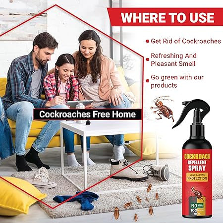 Effective Cockroach Repellent & Killer Spray for Home Use