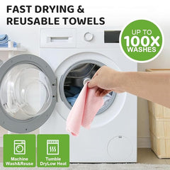 Microfiber Cleaning Cloth Roll - Kitchen Towels & Cleaning Towels