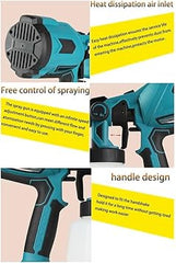 48V Cordless Paint Sprayer - Portable Electric Spray Gun