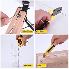 12-Piece Multi-Functional Car & Home Repair Tool Kit with Case