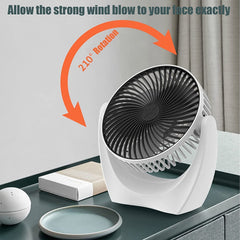 Portable Handheld & Desktop USB Rechargeable Fan with Adjustable Speed