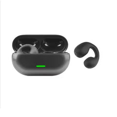 Open-Ear Bone Conduction Ear Clip Earbuds with Noise Reduction