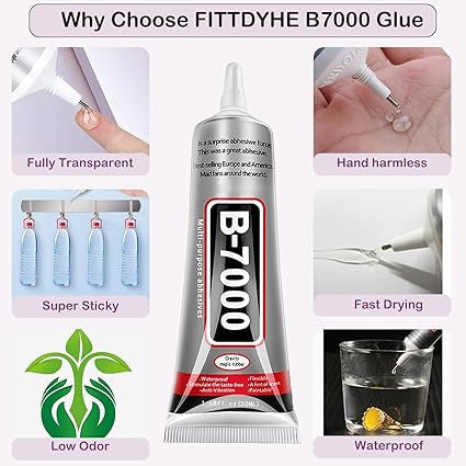 B7000 Fabric Glue - Strong, Flexible Adhesive for Fabrics