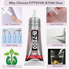 B7000 Fabric Glue - Strong, Flexible Adhesive for Fabrics
