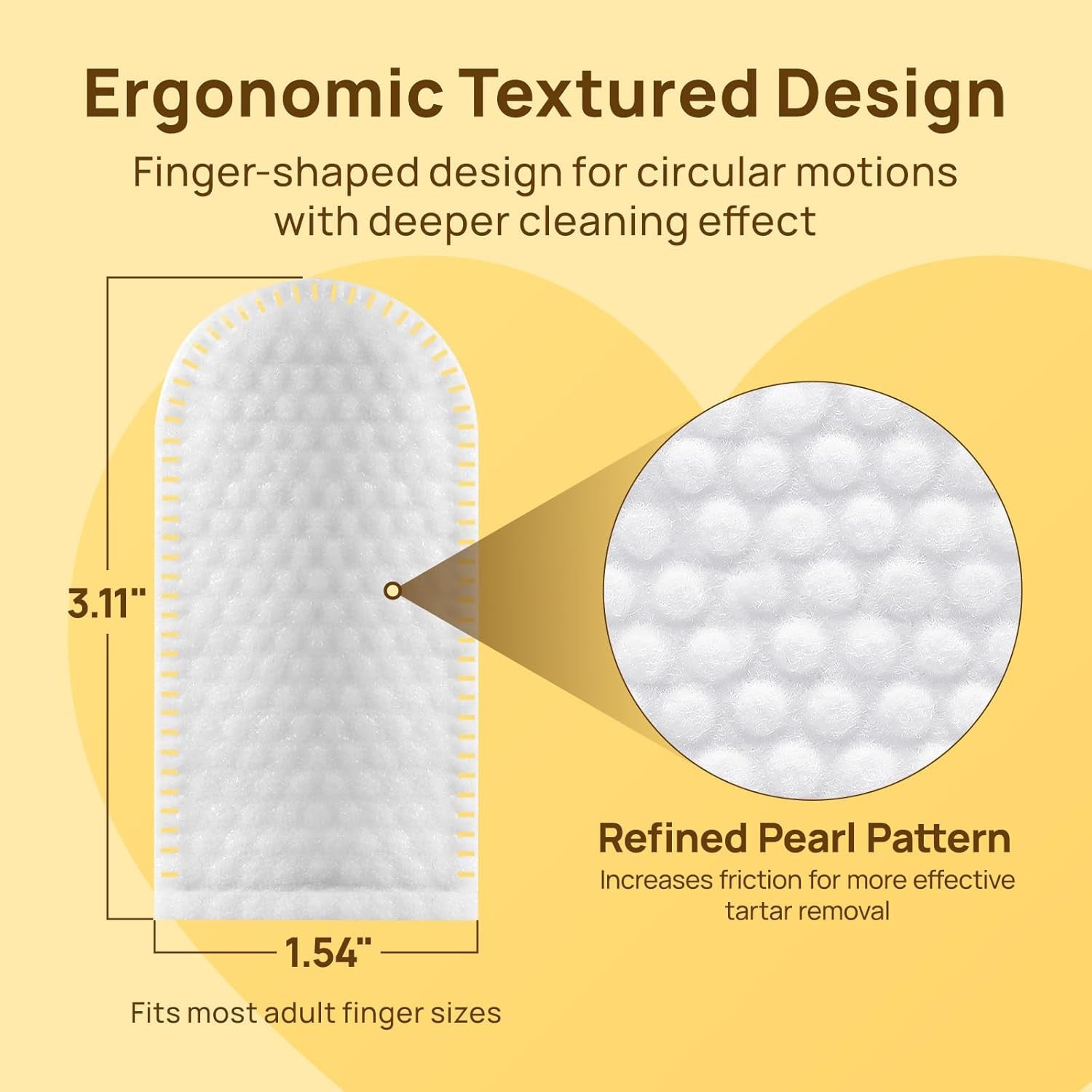 Pet Finger Dental Wipes for Easy Teeth Cleaning