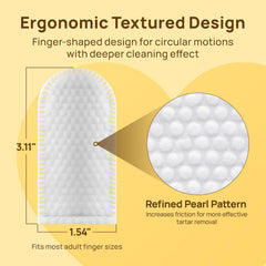 Pet Finger Dental Wipes for Easy Teeth Cleaning