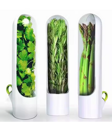 Fresh Herb Saver Capsule Case for Fridge - Keep Herbs Fresh