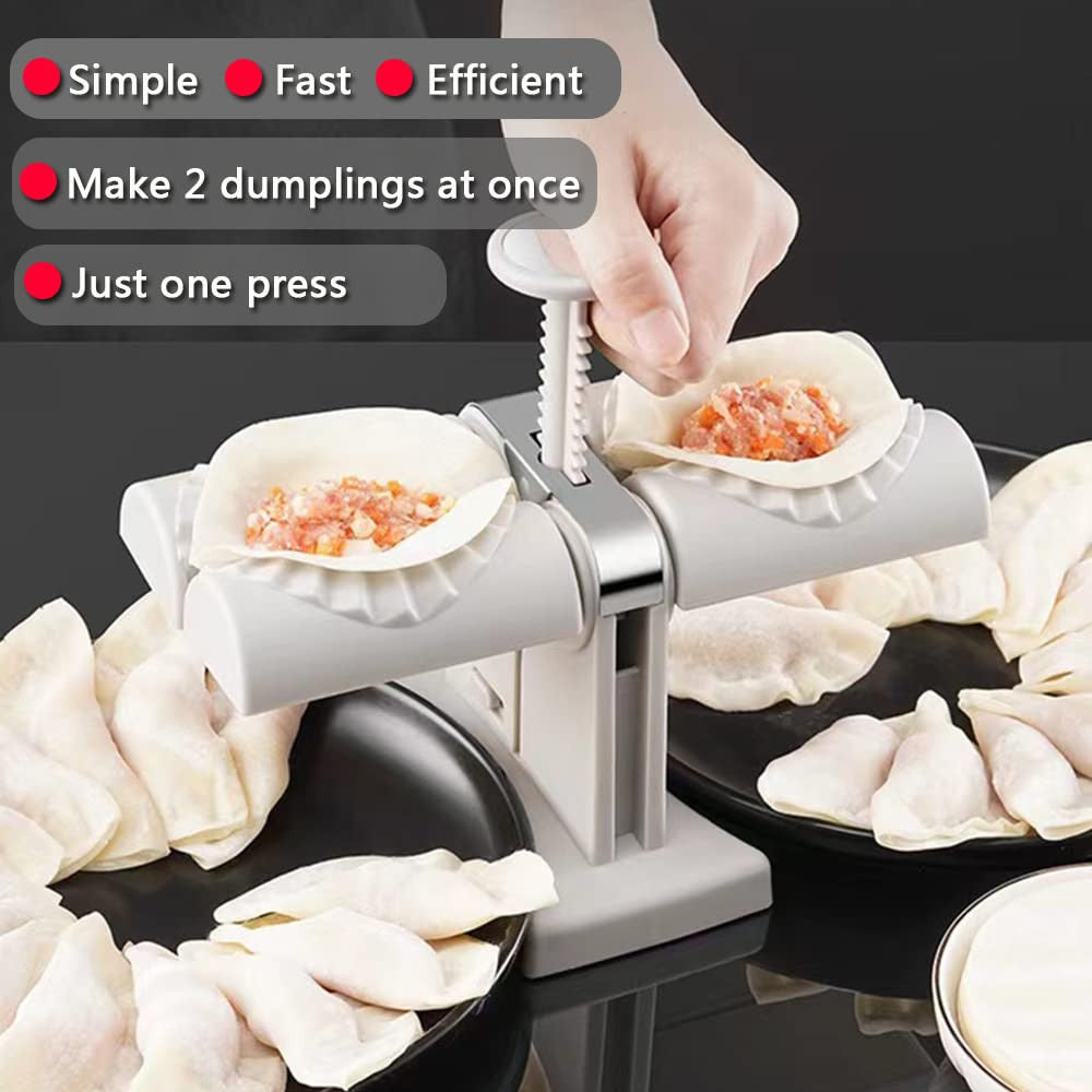 2-in-1 Stainless Steel Dumpling & Ravioli Maker Mold