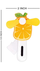 Mini Fruit Handheld Fan - Cool, Portable, Battery-Free for Kids