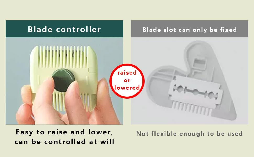 2-in-1 Kids Hair Trimmer & Comb for Split Ends with Replaceable Blades