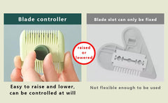 2-in-1 Kids Hair Trimmer & Comb for Split Ends with Replaceable Blades