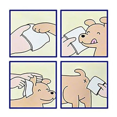 Pet Cleaning Wipes - Gentle Wet Wipes for Pets (40 characters)