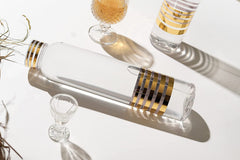 Crystal Clear TikTok Water Bottle Set for Fridge & On-the-Go