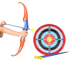 Kids Archery Bow and Arrow Toy Set with Suction Cup Arrows and Target