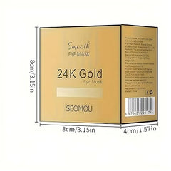 24K Gold Under Eye Patches for Dark Circle Removal
