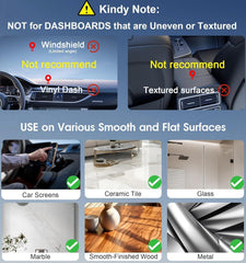 Magnetic & Vacuum Suction Cup Phone Holder for All Smartphones