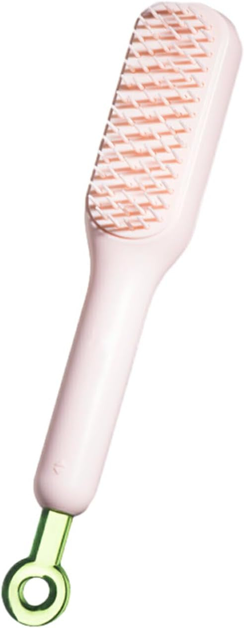 Self-Cleaning Anti-Static Massage Hair Comb for Tangle-Free Styling