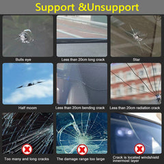 Quick Clear Windshield Repair Kit for Chips and Cracks