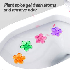Flower Toilet Cleaning Gel with Decontamination and Bleaching Power