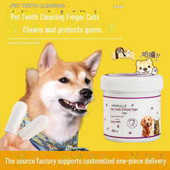 Pet Finger Dental Wipes for Easy Teeth Cleaning