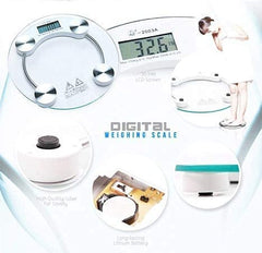Digital Personal Weighing Scale with LCD Display and Tempered Glass