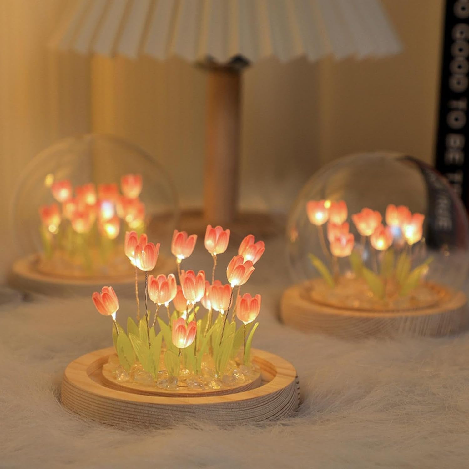 Tulip Bedside Night Light - Elegant Flower Table Lamp