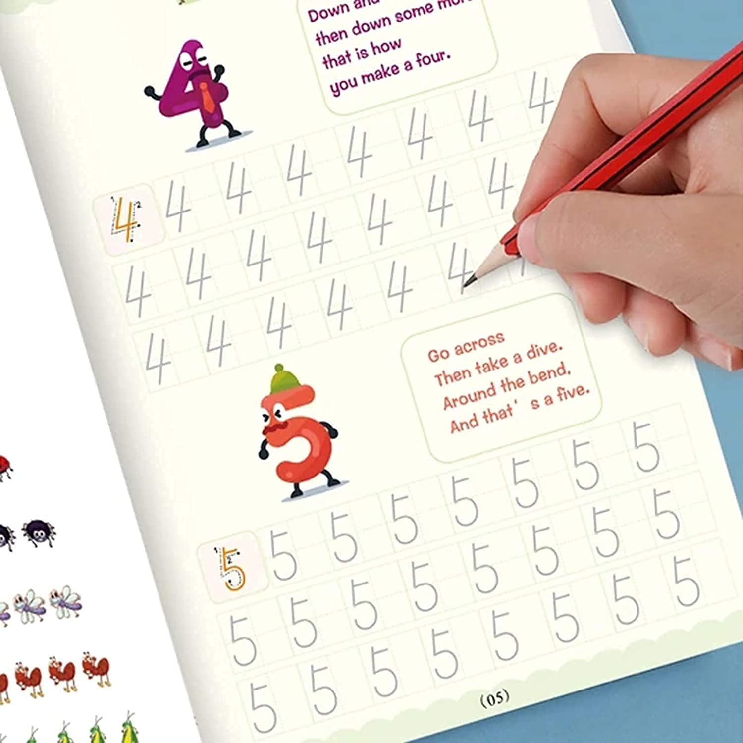 Shank Magic Practice Copybook Set with Reusable Ink & Grip