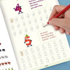 Shank Magic Practice Copybook Set with Reusable Ink & Grip