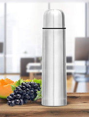 Green Kiwi 1L Stainless Steel Vacuum Flask with Flip Lid & Bag