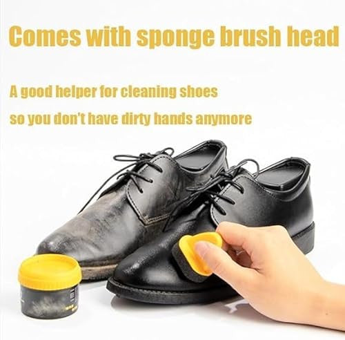Black Leather Shoe Polish & Repair Cream - Liquid Shoe Polish