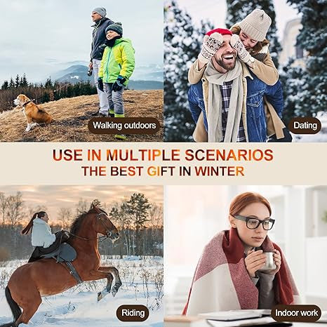 Winter Warm Scarf & Cap Set with Ear Protection