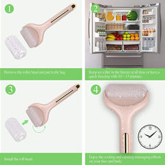 Flawless Ice Roller Face Massager for Skin Care & Anti-Aging