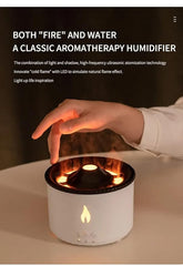 Volcano Flame Diffuser & Humidifier for Aromatherapy and Air Quality