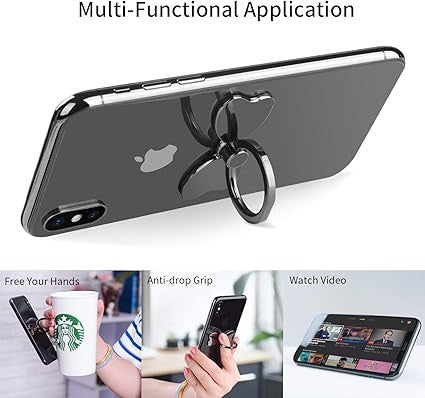 Secure Phone Ring Holder for Finger Grip and Convenience