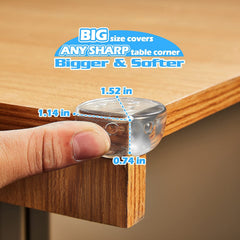 Clear Smiley Edge Protectors (4 pcs) Baby Safe Corner Guards