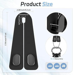 Leather Car Seat Headrest Hook for Purse and Bag Storage