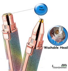 Rainbow 2-in-1 USB Facial & Body Hair Trimmer for Ladies