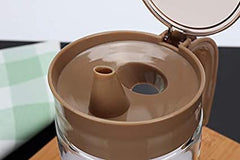 600ml Glass Oil Dispenser with Wide Opening and Accurate Pouring