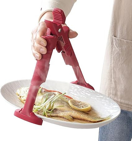 2-in-1 Hot Bowl Holder & Gripper Clip for Secure Serving