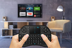 Mini Wireless Backlit Touchpad Keyboard for Smart TV, PC, Android