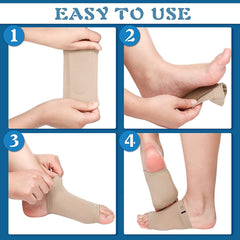 Arch Support Heel Sleeve for Flat Feet & Plantar Fasciitis Relief
