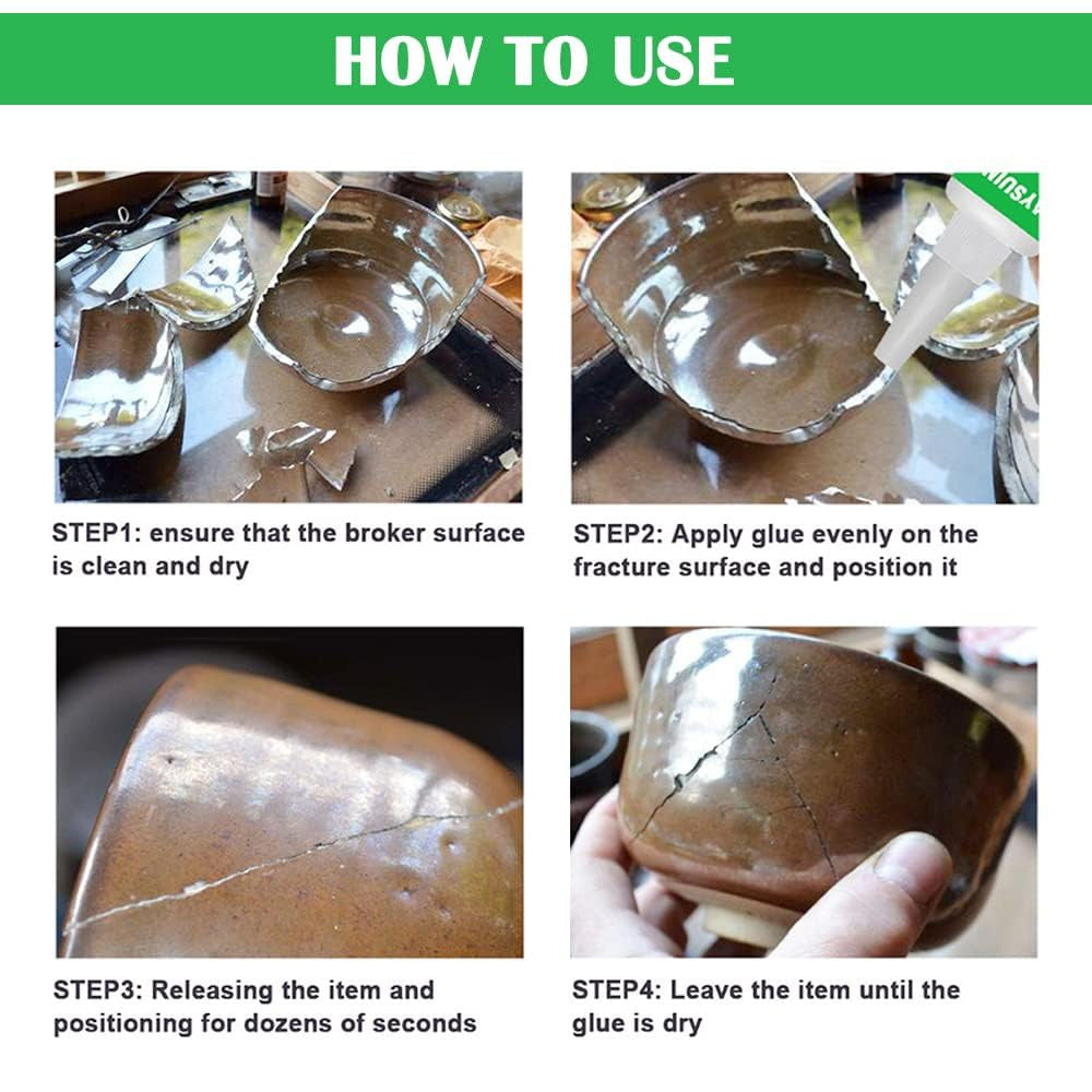 Universal Super Strong Instant Repair Glue for Fast Fixes
