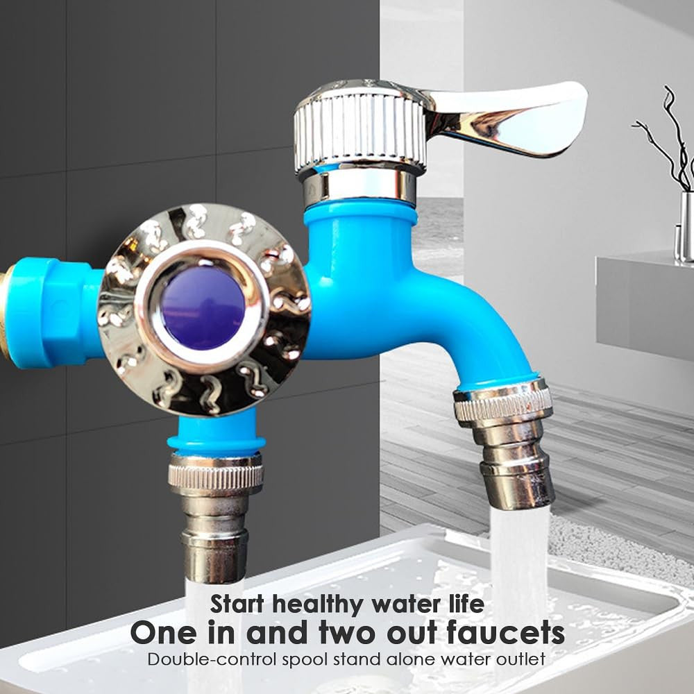 2-in-1 Multi-Functional Dual Water Tap Faucet for Versatile Use