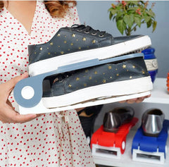 Adjustable Shoe Organizer with Space-Saving Double Deck Design - 1 Pc