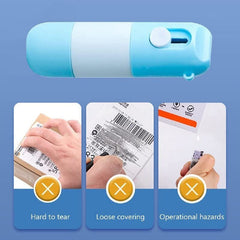 Portable 2-in-1 Thermal Paper Correction Fluid with Unboxing Knife