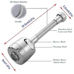 Switch Turbo Flex 360° Rotatable Kitchen Sink Faucet with Splash Filter
